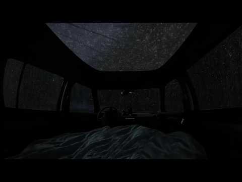 Fall Asleep Instantly with Heavy Rain Sounds in a Car & Powerful Night Thunder in the Rainforest🌧️