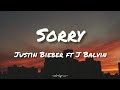 Sorry Remix // Justin Bieber ft. J Balvin ; (Lyrics/Letra) 🎵