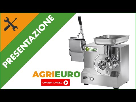 Tritacarne elettrico FIMAR TC22AT- Con grattugia integrata  -Monofase - 230 V /1.5 hp:presentazione