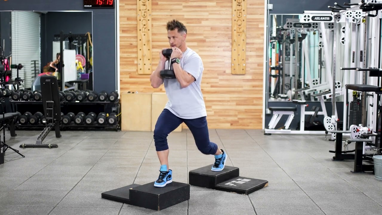 Goblet Deficit Split Squat