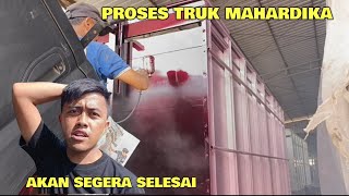 Download lagu Proses pengecatanTruk Mahardika riswanda sudah hampir selesai mp3