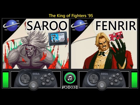 [Saroo vs Fenrir] The King of Fighters '95 (Sega Saturn vs Sega Saturn) Real Hardware ODE Comparison