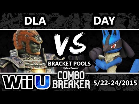 Combo Breaker - DLA (Ganon) Vs. Day (Lucario) SSB4 Pools WS - Smash Wii U - Smash 4