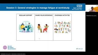 3. Employment and Education support for Fatigue: General Strategies