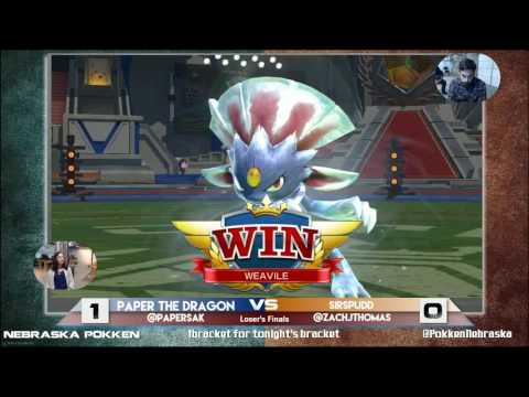Paper the Dragon vs SirSpudd - Pokken at Sparta - 11/15/16