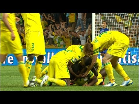 Goal Julian PALMIERI (90' +1 csc) - FC Nantes - SC Bastia (2-0) - 2013/2014