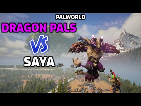 Palworld: Dragon Pals Vs Saya & Selyne | 9 Maxed Dragons Compared