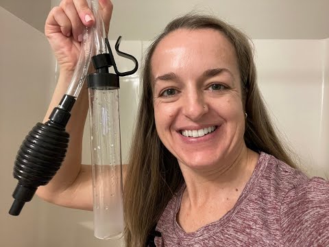 Laifoo 7ft Aquarium Siphon Vacuum- REVIEW- How does it work? I'll show you!