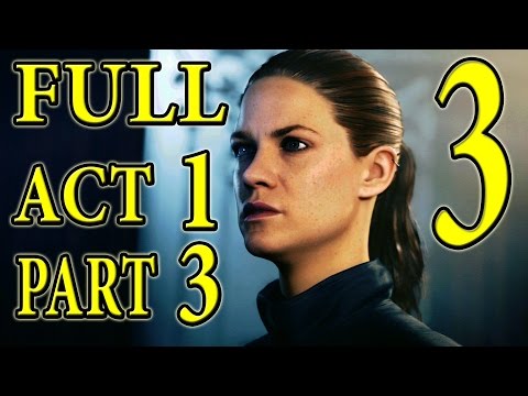 Quantum Break Walkthrough Gameplay Act 1/ Part 3 - Library Chase Rescue Will [1080p Xbox One]