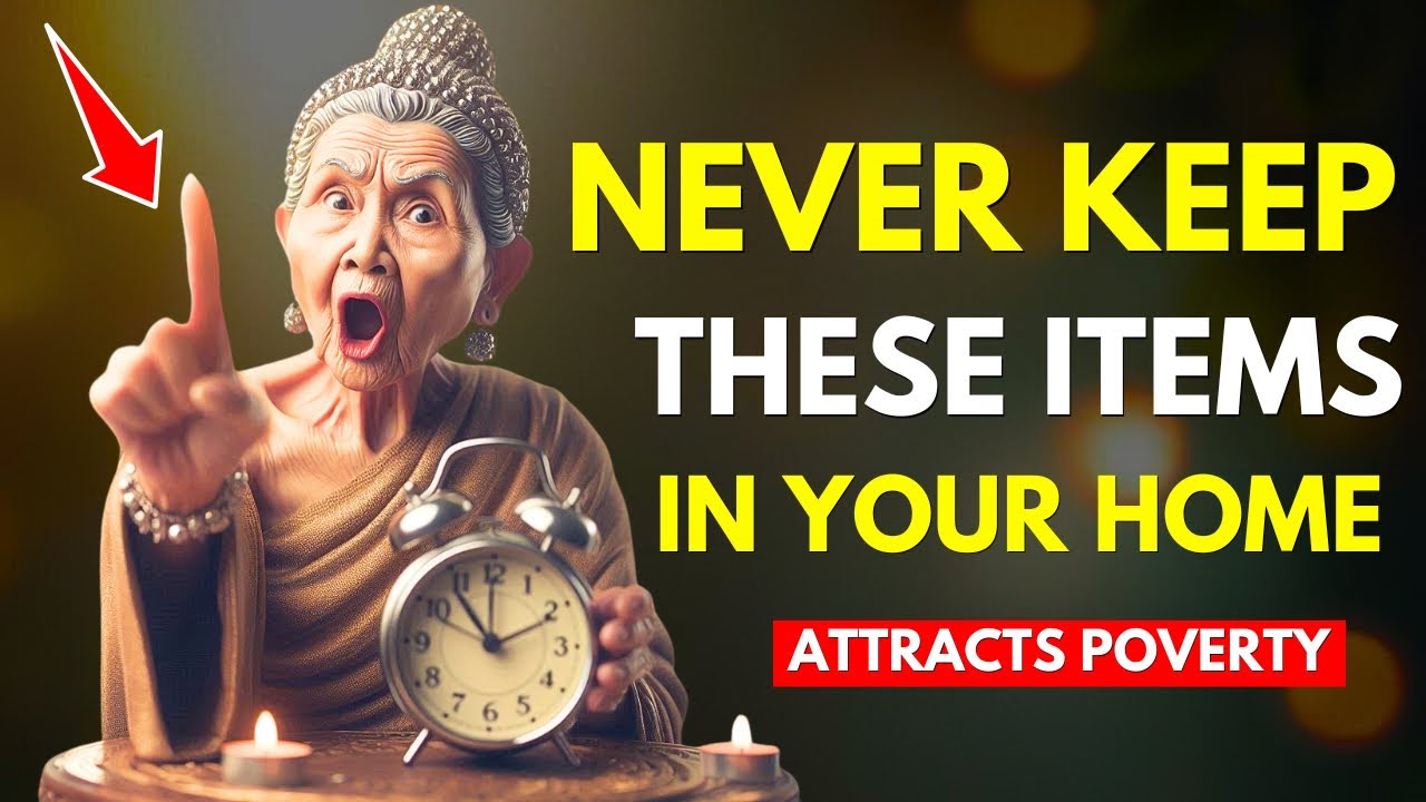 REMOVE these 8 ITEMS From Your HOME, They Attract POVERTY, DISEASE, and RUIN - Buddhist Teachings