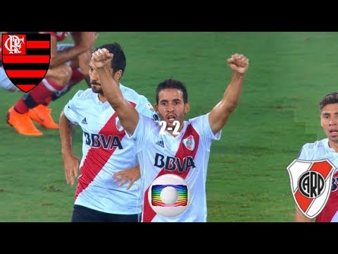 Gols - Flamengo 2 x 2 River Plate - Libertadores 2018 - Globo HD