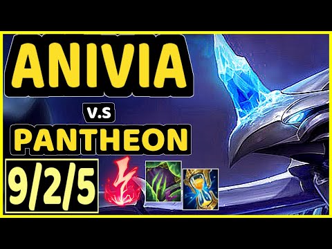 ANIVIA vs PANTHEON - 9/2/5 KDA MID GAMEPLAY - EUW Ranked GRANDMASTER