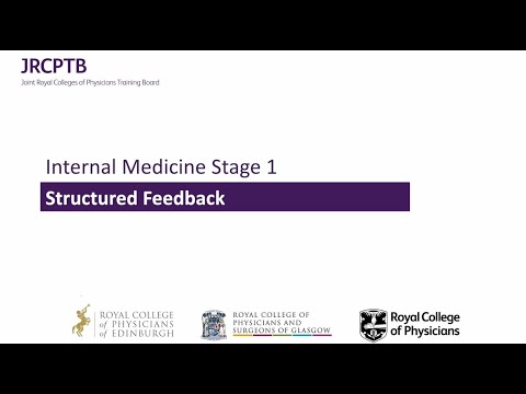 Internal Medicine Stage 1 - Structured Feedback