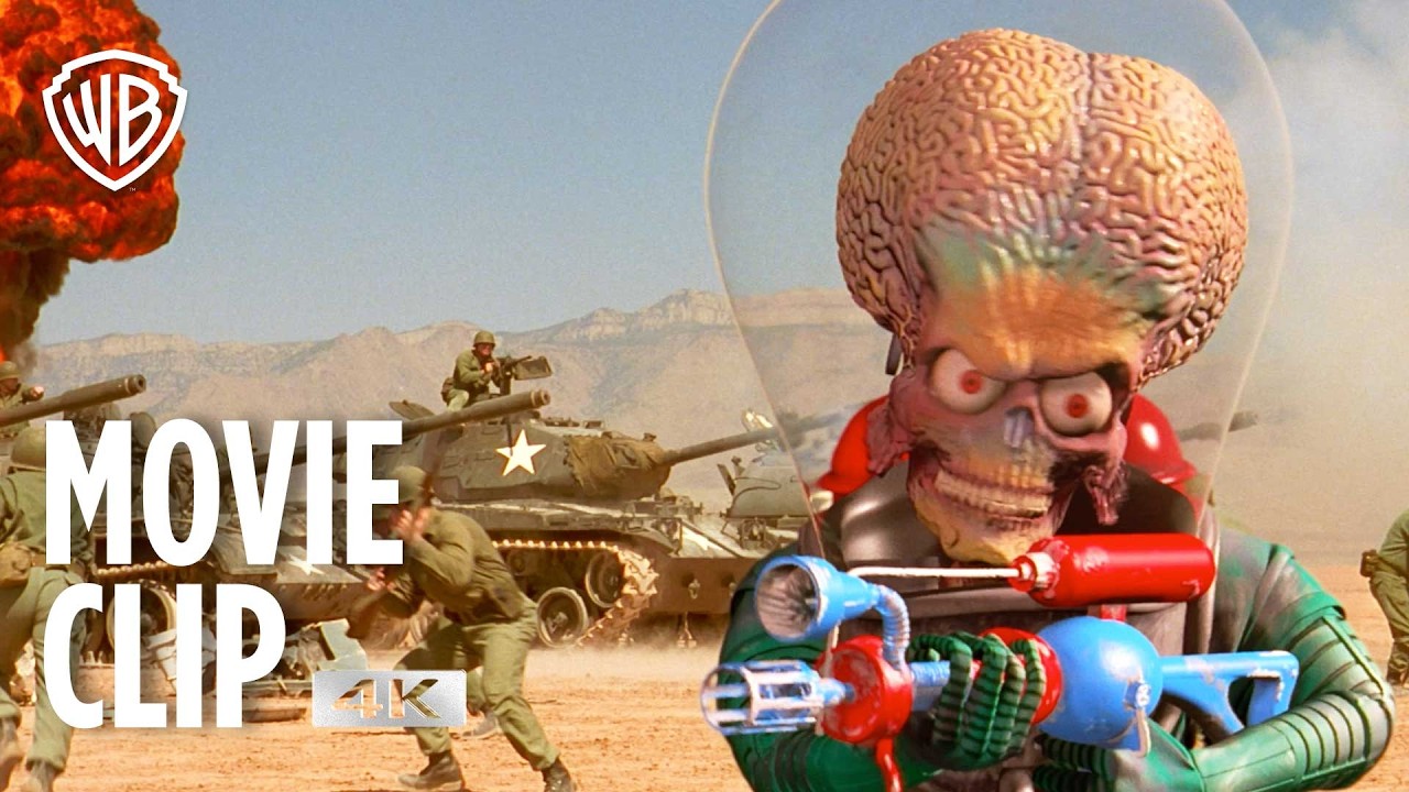 Miniature de la vidéo The First Martian Attack - Movie Clip du film Mars Attacks!