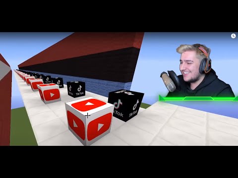 TİKTOK VS YOUTUBE ŞANS BLOKLARI - Minecraft Lucky Wars