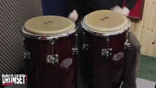 Video thumbnail for Gon Bops Tumbao Pro congas, test by DrumsetMag DrumsetMag