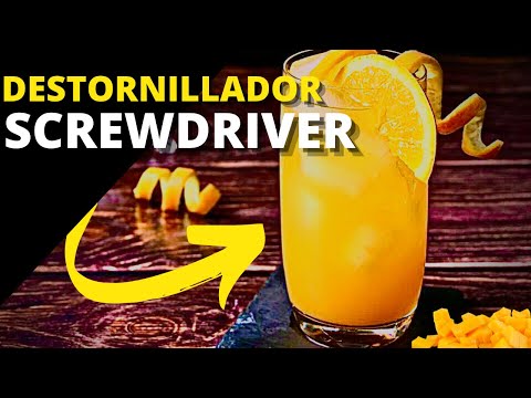 DESTORNILLADOR 🍹| COCTEL CON VODKA Y NARANJA | Mentor Joglan