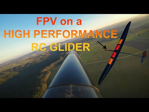 FPV auf einem HIGH PERFORMANCE 4m F5J RC GLIDER - Eplorer Big Flap - Julian Benz
