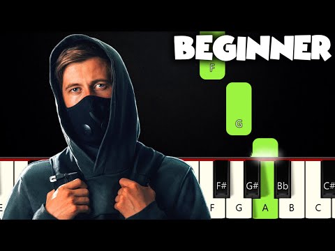 Alone - Alan Walker | BEGINNER PIANO TUTORIAL + SHEET MUSIC by Betacustic