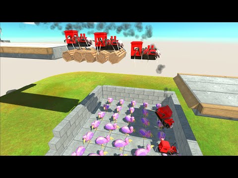 Opilia Bird Jump Challenge - Animal Revolt Battle Simulator