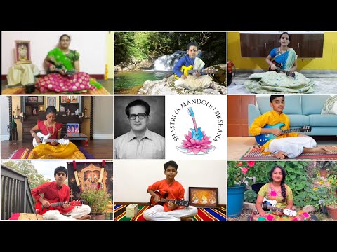 Mandolin U.P.Raju & U.Nagamani - Guru Smaranam 2020 - Abogi Varnam