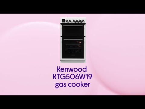 Kenwood KTG506W19 50 cm Gas Cooker - White - Product Overview