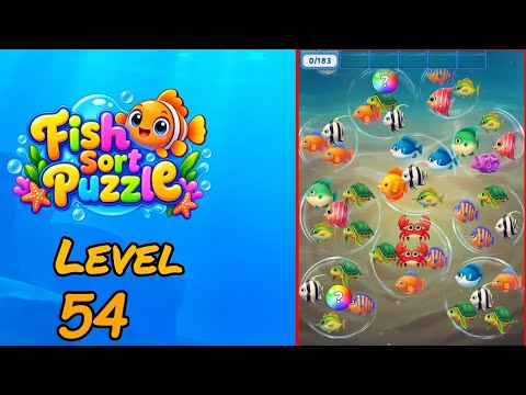 Fish Sort Puzzle Level 54 Walkthrough thumbnail