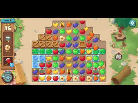 We Bare Bears Match3 Repairs Level 91 - No Boosters