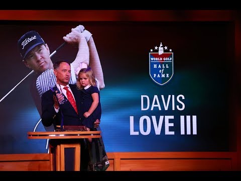 Davis Love III Induction Speech