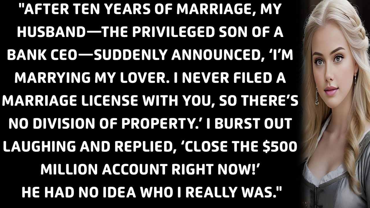 "When the Bank CEO's Son Revealed His Wedding Plans, My Reaction Shocked Everyone!"