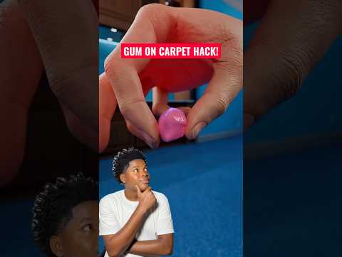 GUM ON CARPET HACK!