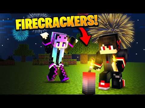 EPIC! Flame attempts REAL Diwali Fireworks in Minecraft!