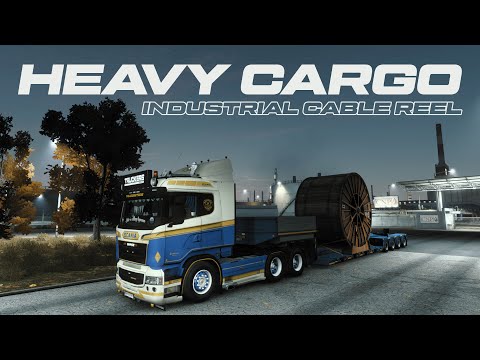ETS2 1.46 Heavy Cargo - Industrial Cable Reel