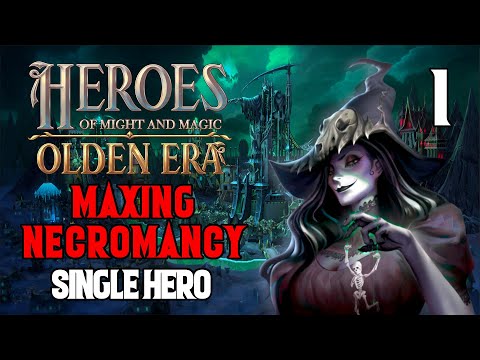 Is Necromancy OP? - Necropolis #1 - Single Hero - Heroes of Might & Magic Olden Era