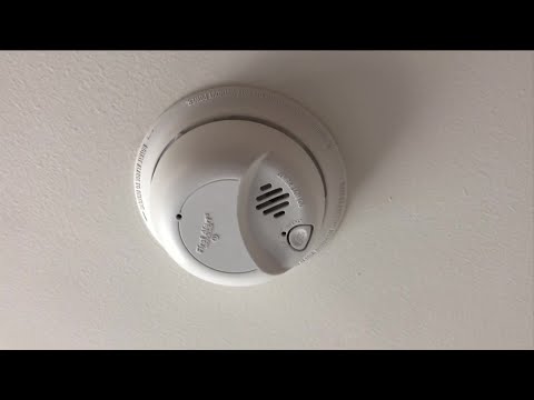 Part of a video titled Chirping and false smoke alarms annoying you? Here's what to do.
