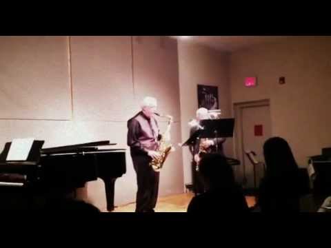 'Bluesette': a rendition on saxophones & piano