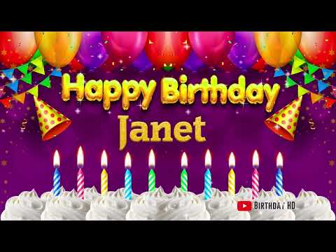Janet Happy birthday To You - Happy Birthday song name Janet 🎁