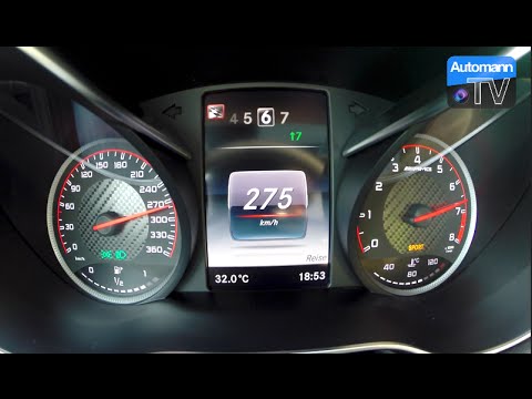 2016 Mercedes-AMG GTS (510hp) - 0-262 km/h acceleration (60FPS)