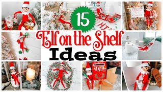 15 EASY Elf on the Shelf Ideas! 🎄Christmas Crafts and DIYs (CHILD EYES FRIENDLY!)