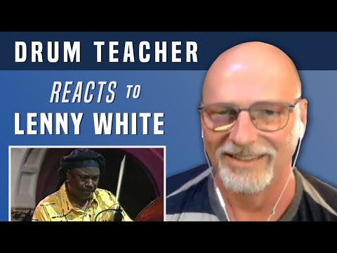 Drum Teacher Reacts to Lenny White - Drum Solo