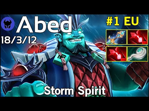 Abed [Fnatic] plays Storm Spirit!!! Dota 2 7.21