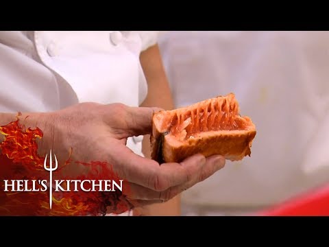 Gordon FURIOUS Over Raw Fish | Hell's Kitchen