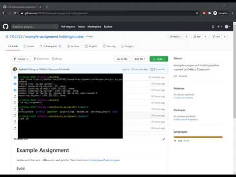 GitHub - CISC422/classroom-quickstart