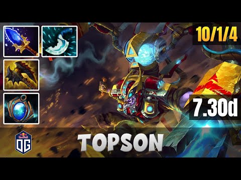 OG.Topson | Tinker | OG vs T1 | Dota 2 Pro Gameplay - Patche 7.30d