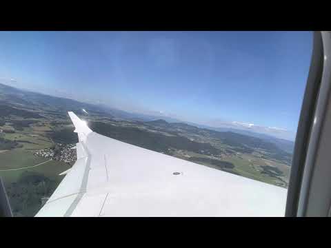 Glock Aviation Bombardier Global 6000 OE-IGL take off Klagenfurt to Nice