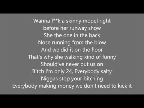 The Weeknd - Drunk In Love (Remix) Lyrics on Screen