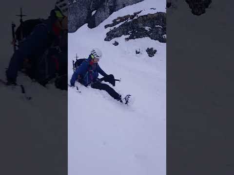 Retragerea pe Valea Albă după ieșirea din Blidul Uriașilor