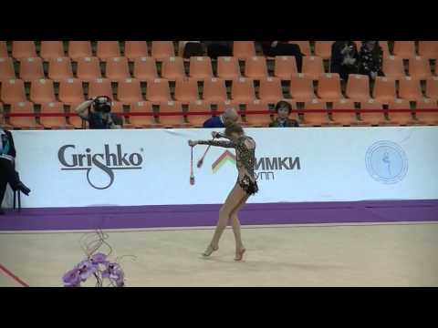 Ntrikou Evagelia (GRE)  clubs Grand Prix Moscow-Alina Cup 2016 qual. jun.