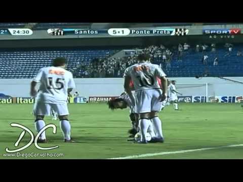 VERMELHO 2 falta sofrida por Neymar (Santos 6x1 Ponte Preta) CAMPEONATO PAULISTA 2012