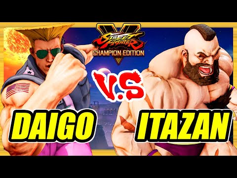 SFV CE 🔥 Daigo (Guile) vs Itabashi (Zangief) 🔥 Battle Lounge 🔥 Street Fighter 5